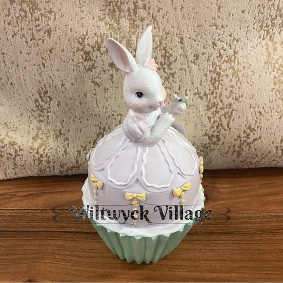 Bunny Rabbit Pastel Cupcake Figure by Cupcakes and Cashmere - Picture 3 of 8